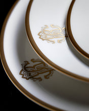 Silk Gold Round Serving Dish