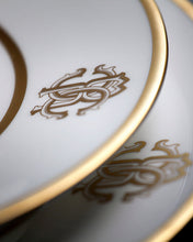 Silk Gold Round Serving Dish