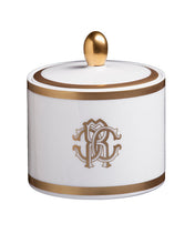 Sugar Pot SILK  Gold diam. 3.3", H 3.5"