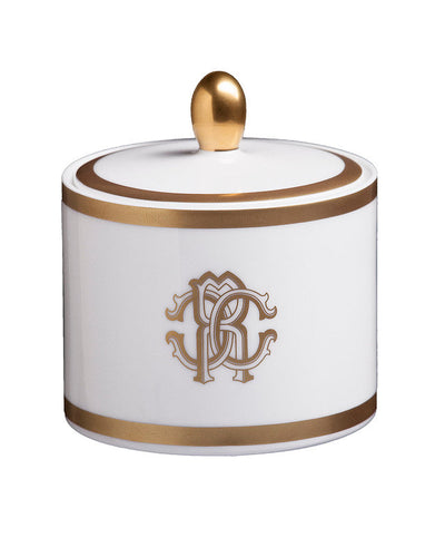 Roberto Cavalli Home Sugar Pot SILK  Gold