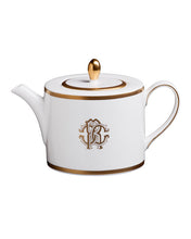 Tea Pot or Coffee Pot SILK  Gold diam. 4.75", H 4.5"