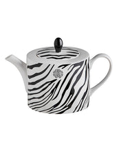 Tea Pot or Coffee Pot ZEBRAGE   diam. 4.75", H 4.5"