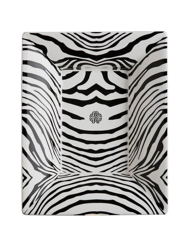 Roberto Cavalli Home Tray ZEBRAGE