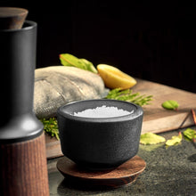 Rosendahl RÅ Salt Cellar with Lid, Black, H: 2.8"