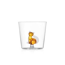 Ichendorf Tabby Cat - Tumbler Amber with White Tail