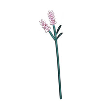 Ichendorf Botanica Glass Flower Pink Lavender