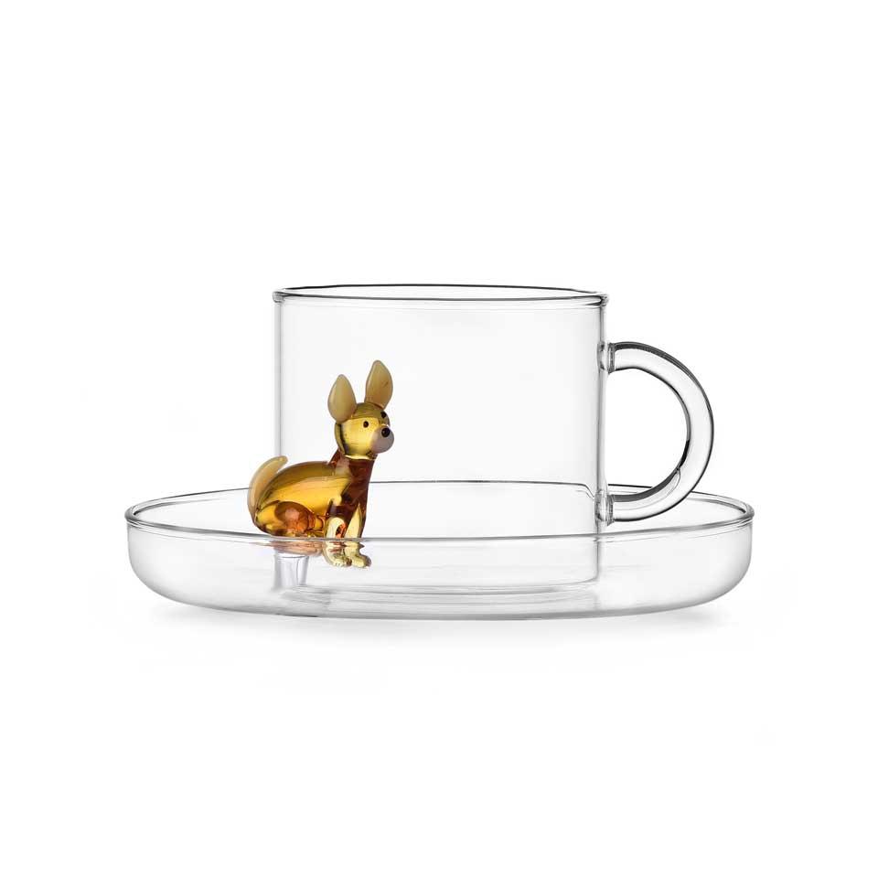 Ichendorf Dogs Tea Cup with Saucer Chihuahua