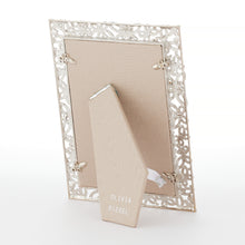 Papillon with Crystals 4" x 6" Picture Frame (Silver)