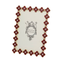 Gold Enamel Clover Picture Frame