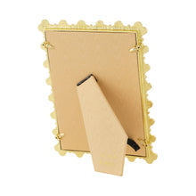 Gold Celadon Enamel Clover 5" x 7" Picture Frame