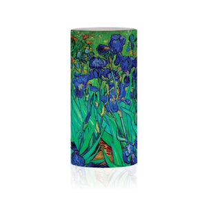 van Gogh Irises 6" LED Real Wax Candle with Remote