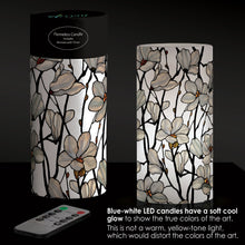 Tiffany Magnolia 6" LED Real Wax Candle with Remote