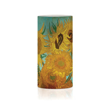 van Gogh Sunflowers 6" LED Real Wax Candle with Remote