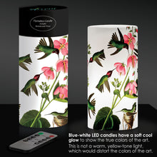 Audubon Anna's Hummingbird 6" LED Real Wax Candle with Remote