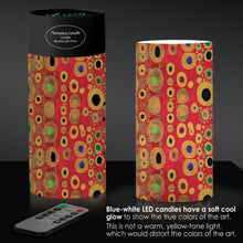 Klimt Hope II 6" LED Real Wax Candle with Remote