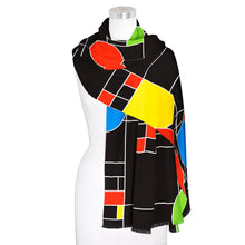 Frank Lloyd Wright Coonley Playhouse Silk Blend Women's Fashion Shawl
