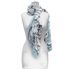Frank Lloyd Wright Waterlilies Silky-soft Polyester Sheer Long Scarf