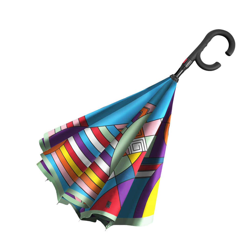 Speranza Rug Frank Lloyd Wright Hoffman Rug Reverse Umbrella – Speranza Design Gallery