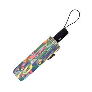 Frank Lloyd Wright Saguaro Forms Folding Travel Umbrella