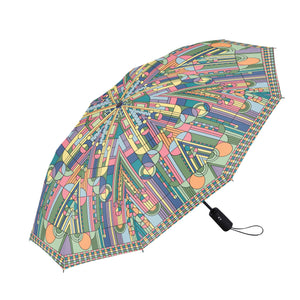 Frank Lloyd Wright Saguaro Forms Folding Travel Umbrella