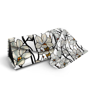 Folding Glasses Case - Vegan, Trifold, Tiffany Magnolia