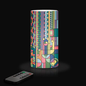 Frank Lloyd Wright Saguaro Forms 6" LED Real Wax Candle with Remote
