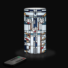 Frank Lloyd Wright Waterlilies 6" LED Real Wax Candle with Remote