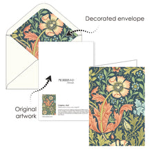 Note Cards - William Morris Favorites - Box of 16 Cards & Envelopes