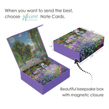 Note Cards - Monet Gardens - Box of 16 Cards & Envelopes