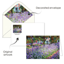 Note Cards - Monet Gardens - Box of 16 Cards & Envelopes