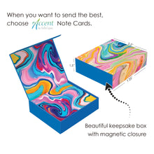 Note Cards - EttaVee Marble- Box of 16 Cards & Envelopes