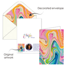 Note Cards - EttaVee Marble- Box of 16 Cards & Envelopes