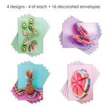 Note Cards - EttaVee Fruit - Box of 16 Cards & Envelopes