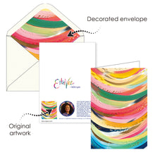 Note Cards - EttaVee Brush Strokes - Box of 16 Cards & Envelopes