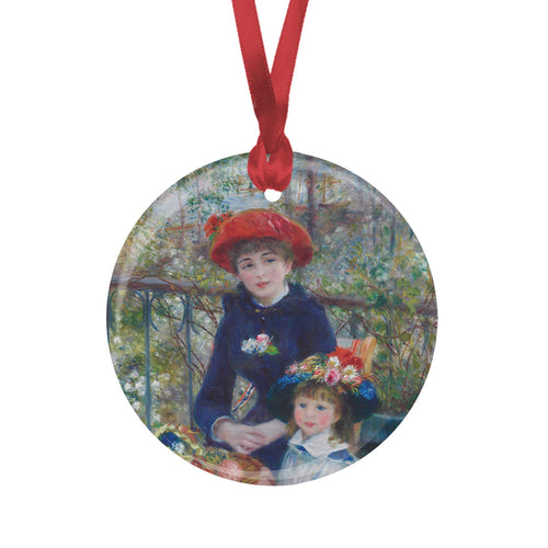 Renoir Two Sisters on the Terrace Year-round Keepsake Ornament
