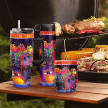 Stemless Wine Tumbler - Laurel Burch "Fantasticats"