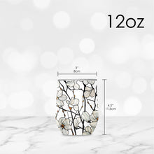 Stemless Wine Tumbler - Tiffany "Magnolia"