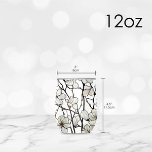Stemless Wine Tumbler - Tiffany "Magnolia"