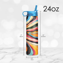 Water Bottle 24oz - EttaVee "Abstract 1"