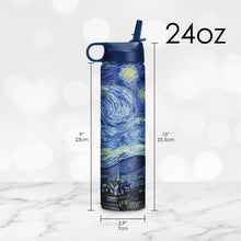 Water Bottle 24oz - van Gogh "Starry Night"