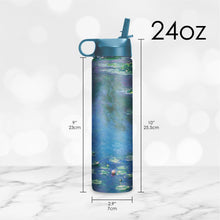 Water Bottle 24oz - Monet "Water Lilies"
