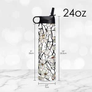 Water Bottle 24oz - Tiffany "Magnolia"
