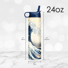 Water Bottle 24oz - Hokusai "The Great Wave"
