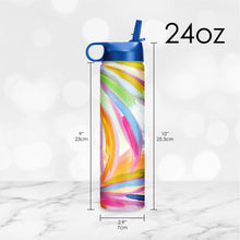 Water Bottle 24oz - EttaVee "Loose Palms"