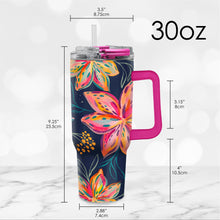 Tumbler 30oz - EttaVee "Bold Flowers"