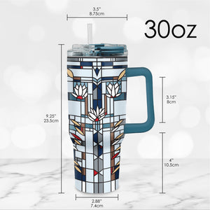 30 oz Tumbler - Frank Lloyd Wright "Waterlilies"