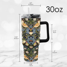 Tumbler 30oz - WM Morris "Strawberry Thief"