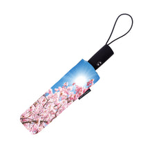 RainCaper Cherry Blossoms Folding Travel Umbrella