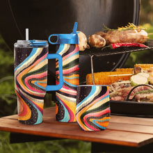 EttaVee "Abstract 1" Insulated Drinkware Set of 3, 1 per size