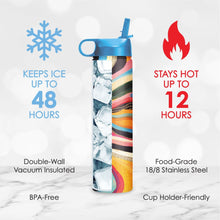 Water Bottle 24oz - EttaVee "Abstract 1"